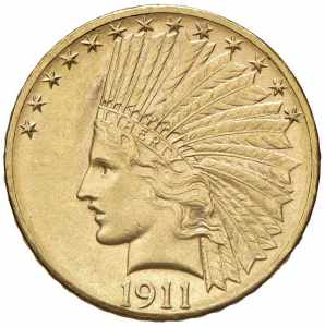 USA 10 Dollari 1911 D - ... 