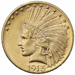 USA 10 Dollari 1913 - AU ... 