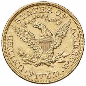 USA 5 Dollari 1886 - AU (g 8,31) Fondi ... 