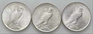 USA Dollaro 1922, 1923 e 1924 - AG Lotto di ... 