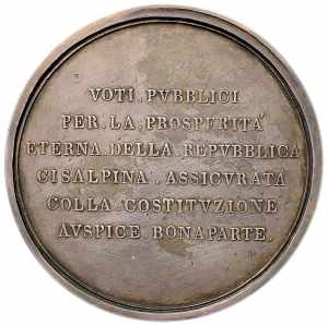 MEDAGLIE DI ETA’ NAPOLEONICA Medaglia 1802 ... 