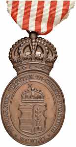UNGHERIA Medaglia 1956 ai cavalieri di Malta ... 