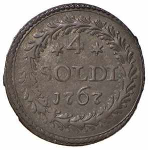  CORTE Repubblica Corsa (1762-1768) 4 Soldi ... 