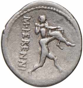 Herennia - M. Herennius - Denario (108-107 ... 
