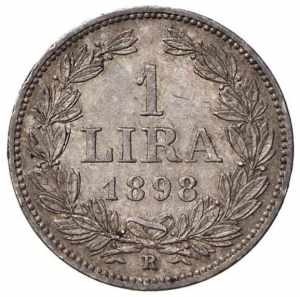  SAN MARINO Lira 1898 - Gig. 27 AG (g 4,99)