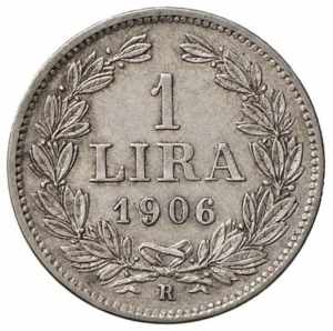  SAN MARINO Lira 1906 - Gig. 27 AG (g 4,94)