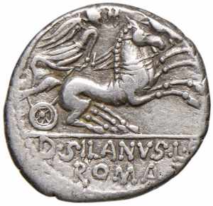 Roma - Repubblica - Junia - D. Silanus L. f. ... 