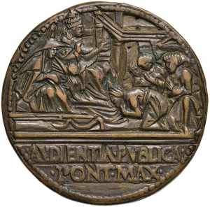  Paolo II (1464-1471) Medaglia - AE (g 36,66 ... 