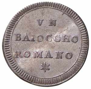  Pio VI (1774-1799) Baiocco 1780 - Nomisma ... 