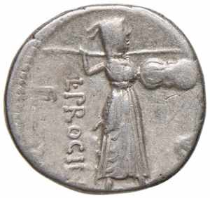 Procilia - L. Procilius - Denario (80 a.C.) ... 