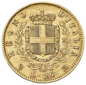  Vittorio Emanuele II (1861-1878) 20 Lire ... 