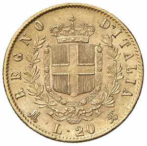  Vittorio Emanuele II (1861-1878) 20 Lire ... 