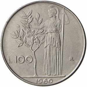  REPUBBLICA ITALIANA 100 Lire 1960 - AC ... 