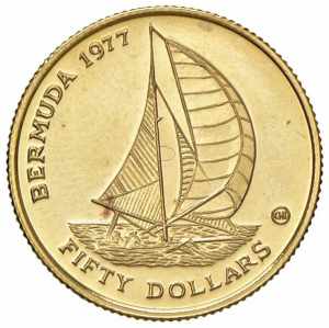  BERMUDA Elisabetta II (1952-) 50 Dollars ... 