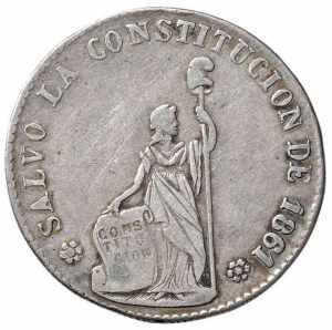  BOLIVIA Medaglia 1861 Medaglia di ... 