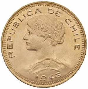  CILE 100 Pesos 1946 - ... 