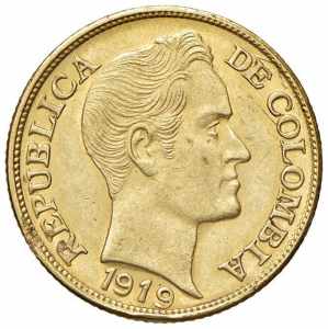  COLOMBIA 5 Pesos 1919 - ... 