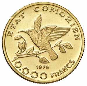  COMORE 10.000 Francs 1970 - KM 11 AU (g ... 
