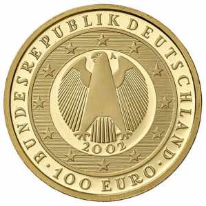  GERMANIA 100 Euro 2002 ... 