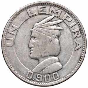  HONDURAS Lempira 1932 - KM 75 AG (g 12,56) ... 