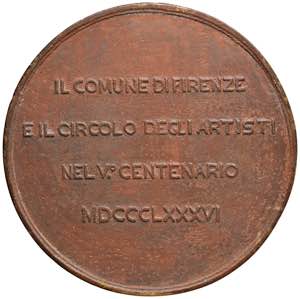 Donatello Medaglia 1886 V centenario - Opus: ... 