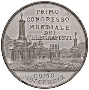 COMO Medaglia 1899 Alessandro Volta; primo ... 