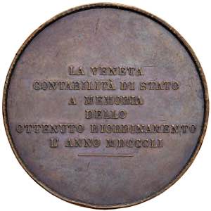VENEZIA Medaglia 1851 ... 