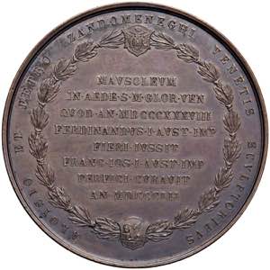 VENEZIA Medaglia 1852 Visita di Francesco ... 