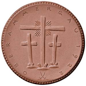 GERMANIA Medaglia 1922 Passione di Cristo - ... 