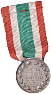 ITALIA Medaglia Unità d’Italia 1848-1918 ... 