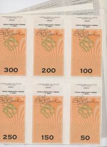 MINIASSEGNI Lotto 10 serie figurate prova di ... 
