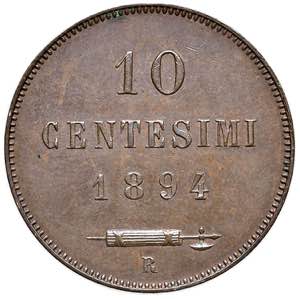 SAN MARINO 10 Centesimi 1894 - CU (g 9,93)