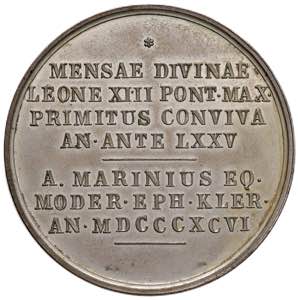 Leone XIII (1878-1903) Medaglia 1896 San ... 