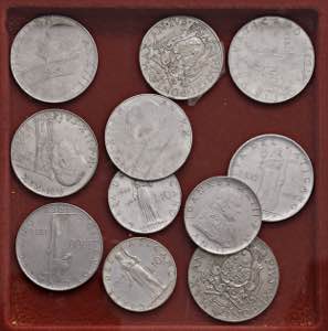 Vaticano Lotto di 11 monete come da foto da ... 