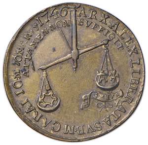Carlo Emanuele III (1730-1773) Medaglia 1746 ... 