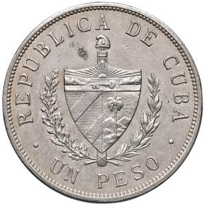 CUBA Peso 1933 - KM 15 ... 
