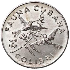 CUBA 5 Pesos 1981 - KM 75 AG (g 12,01) 