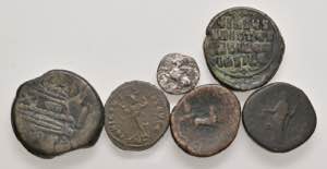 Lotto di 6 monete antiche come da foto