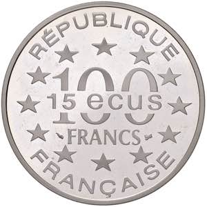 FRANCIA 100 Franchi 1994 - KM 1068 AG (g ... 