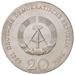 GERMANIA DDR 20 Marchi 1969 Goethe - AG (g ... 
