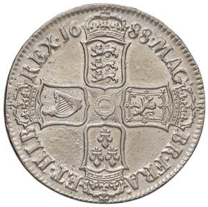 INGHILTERRA James II (1685-1688) Corona 1688 ... 