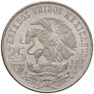 MESSICO 25 Pesos 1968 - ... 