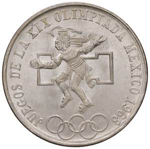 MESSICO 25 Pesos 1968 - KM 479.1 AG (g 22,5)
