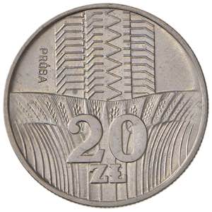POLONIA 20 Zlotych 1973 PRÓBA - KM Pr212 ... 