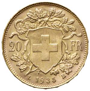 SVIZZERA Confederazione 20 Franchi 1935 - AU ... 