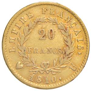 Napoleone (1805-1814) Torino - 20 Franchi ... 