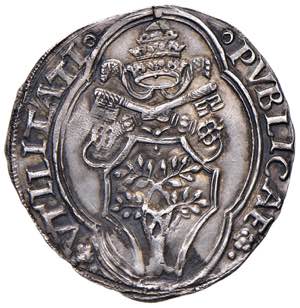Sisto IV (1471-1484) Grosso - Munt.14 AG (g ... 
