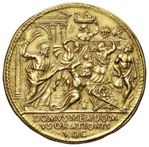 Sisto V (1585-1590) Medaglia A. I - AU (g ... 