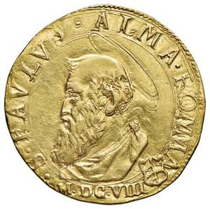 Paolo V (1605-1621) Quadrupla 1608 A. IV - ... 