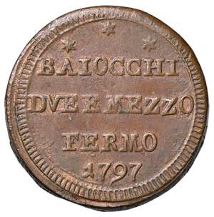 Pio VI (1774-1799) Fermo - Sampietrino 1797 ... 